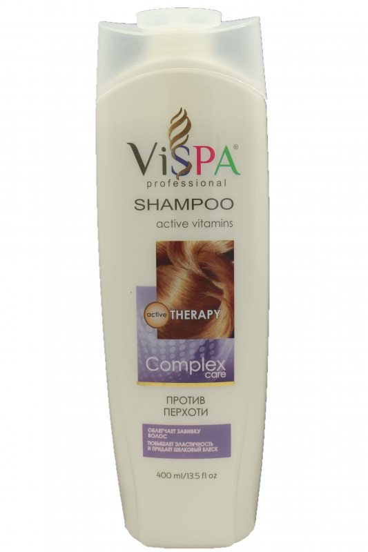 Шампунь VISPA-Против перхоти 2 in 1 Complex Care 400мл.