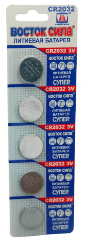 Батарейка Восток-сила CR 2032 (3 V)
