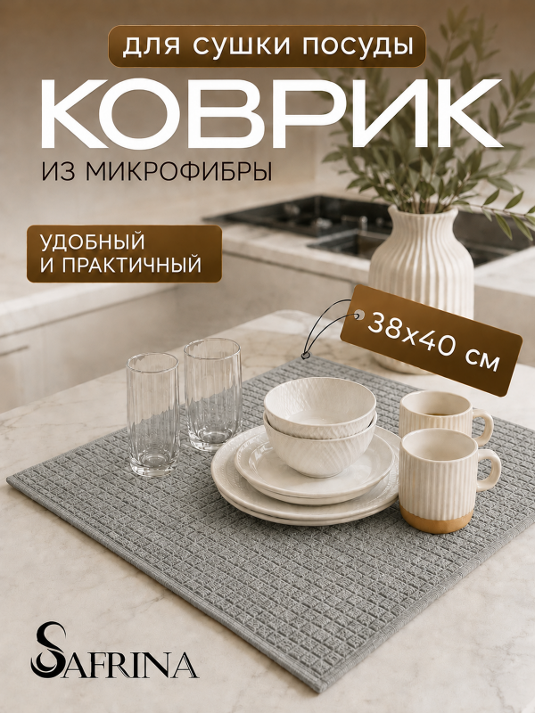 Салфетка для сушки посуды (38*50см)